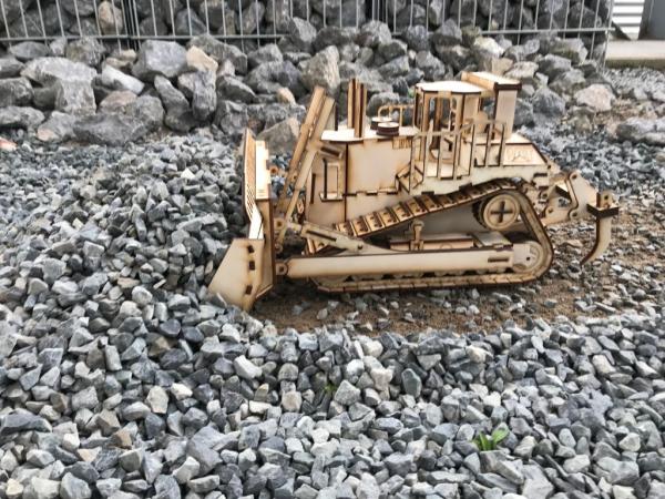 CAT D11 Dozer 3D Laser Cut Model